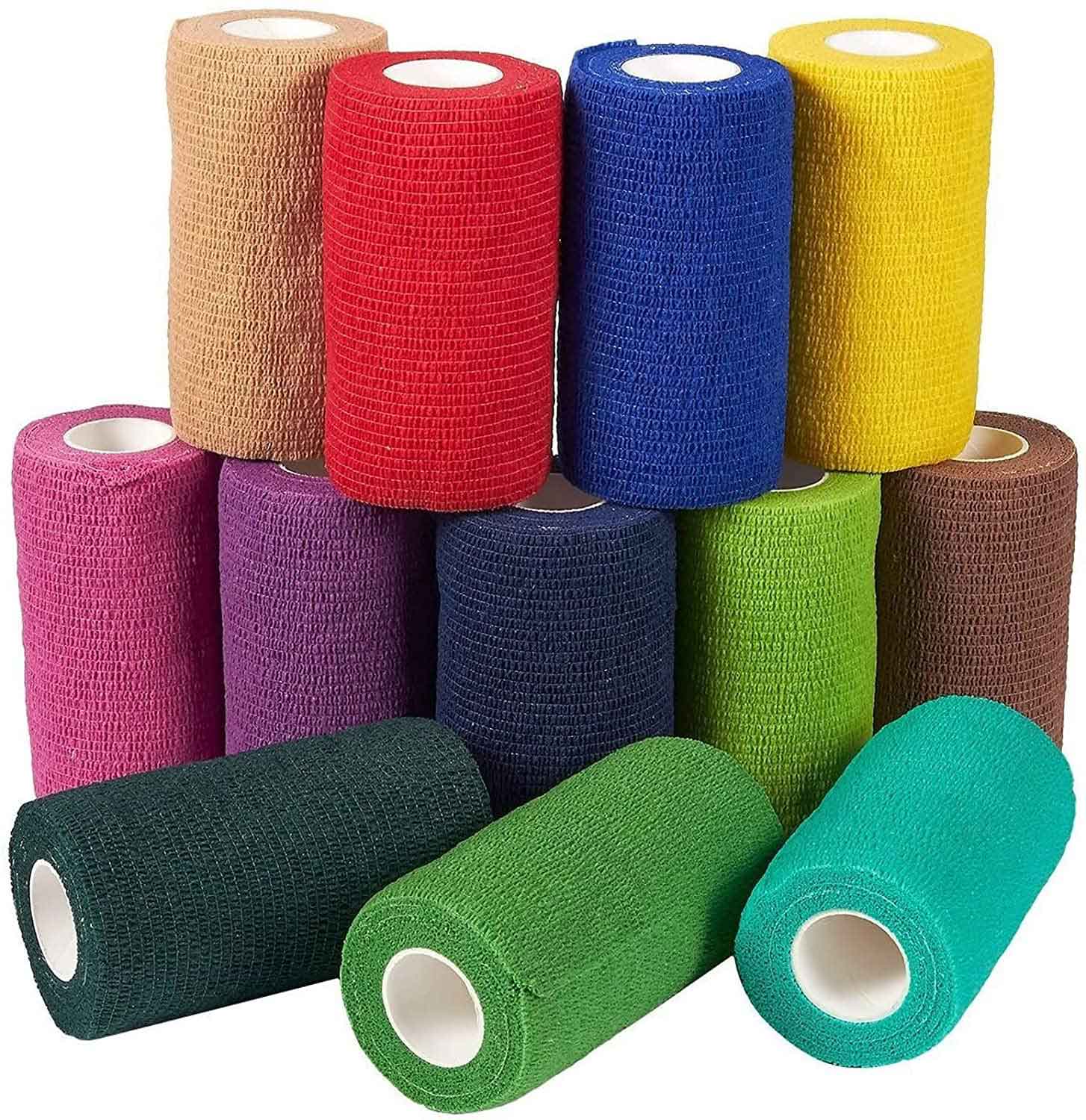 Self Adhesive Bandage Wrap, Cohesive Horse Bandage (4 in. x 5 yd.)